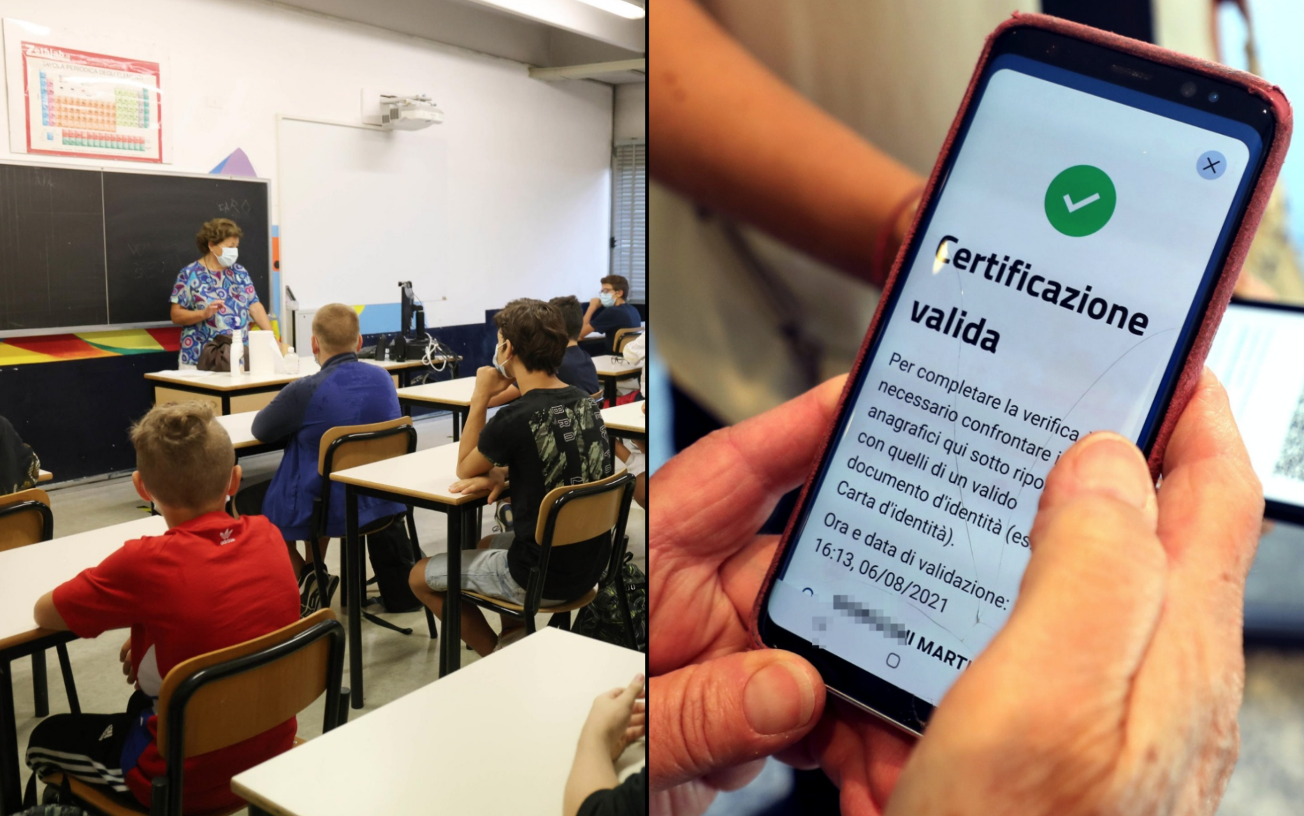 Scuole senza direttive sulla certificazione verde. PV&F: «Come ci aspettavamo. Centinaia di segnalazioni. E’ il Green Caos» 1